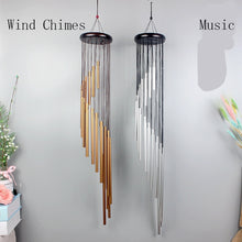 Load image into Gallery viewer, Nordic classic Grace 18 Tubes Windchime Chapel Wind Bells Wind Chimes Door Hanging Ornament Wind Chimes Home Decoration 35 inche
